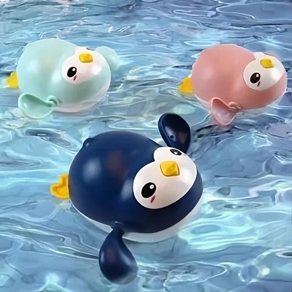 Jouet de bain pingouin pour bébé