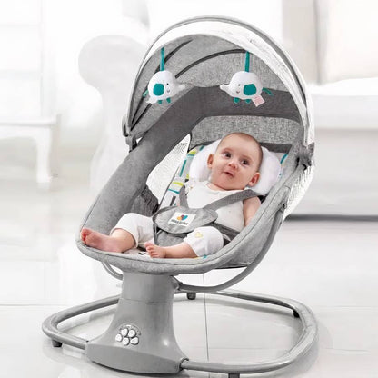 Berceau électrique et musical télécommandé pour bébé avec connexion bluetooth