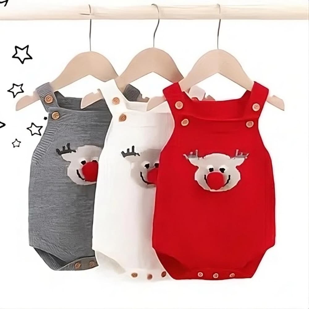 Barboteuse en tricot pour bébé garçon et fille