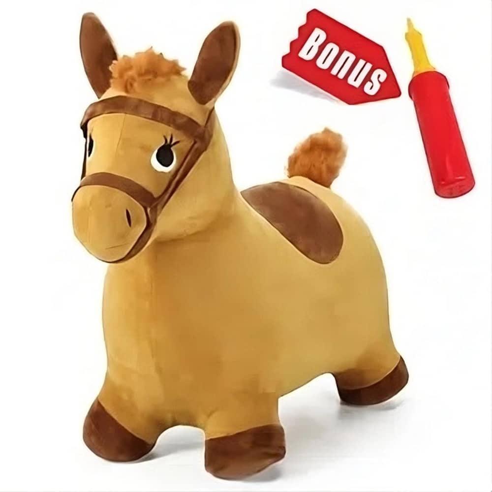 Cheval à saut trémie gonflable pour enfant