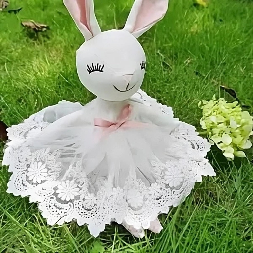 Doudou en forme de lapin pour bébé