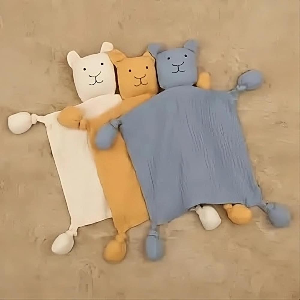 Doudou pour bébé en forme de ours