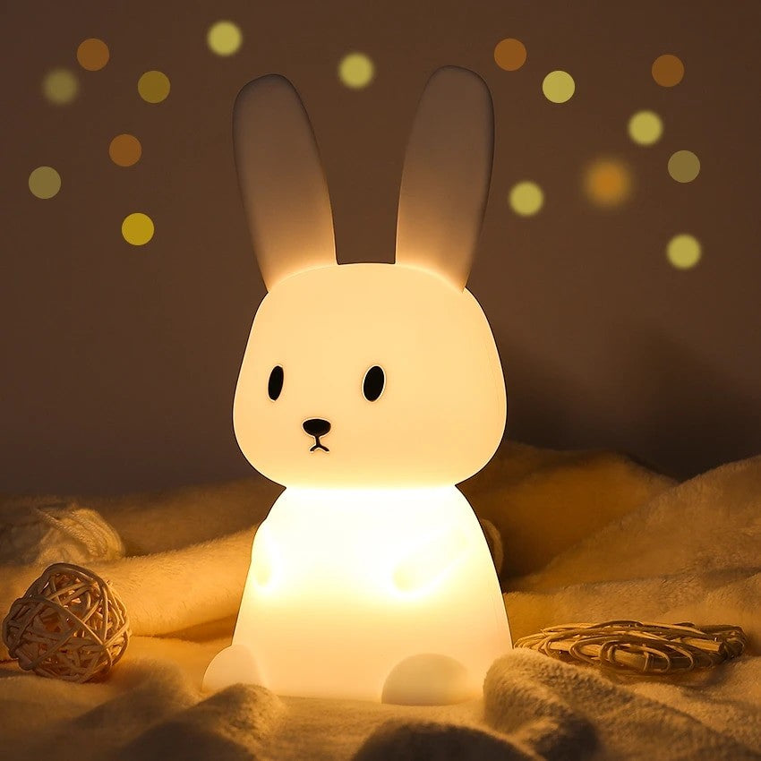Veilleuse lapin 7 couleurs