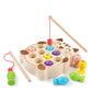 Jeu de pêche magnétique en bois