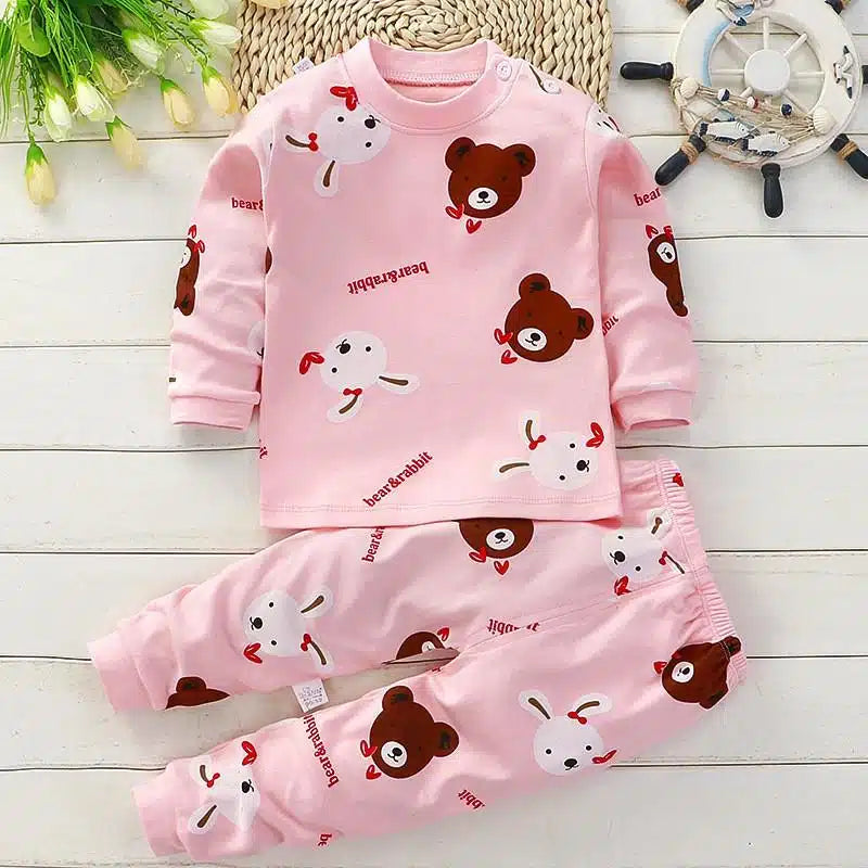 Pyjama avec petit ours brun