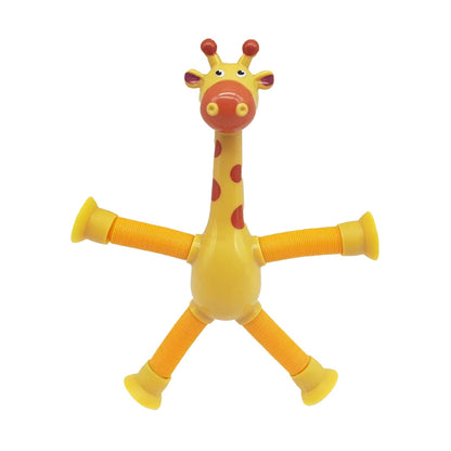 Lot de 4 girafes à ventouse télescopique