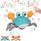 Jouet musical crabe rampant