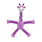 Lot de 4 girafes à ventouse télescopique