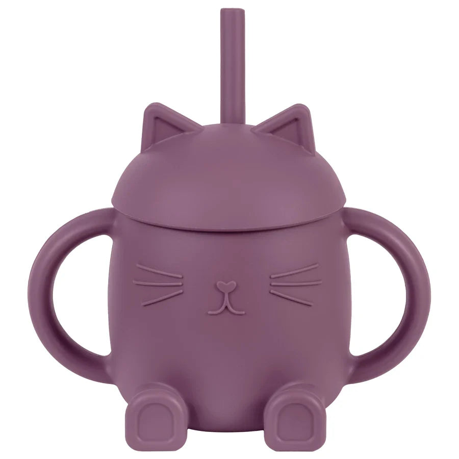 Gobelet bébé silicone chat