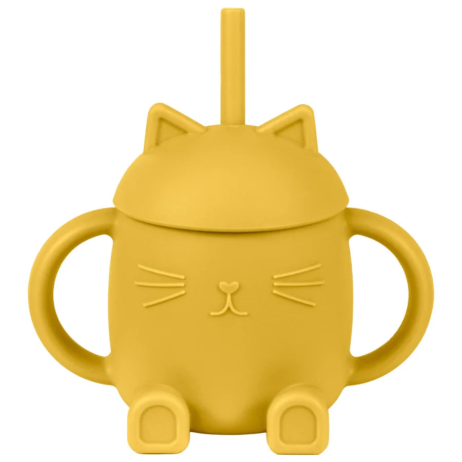 Gobelet bébé silicone chat