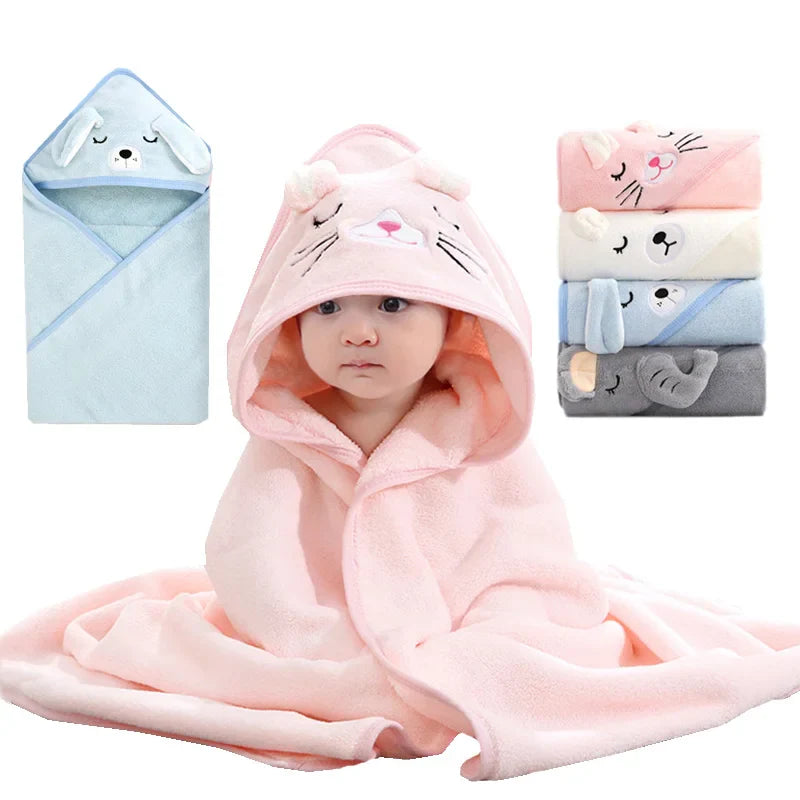 Cape de bain bébé