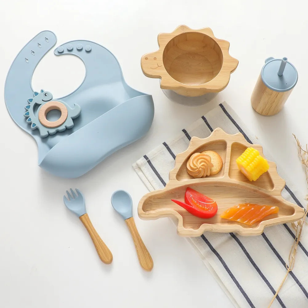 Coffret repas bébé bambou