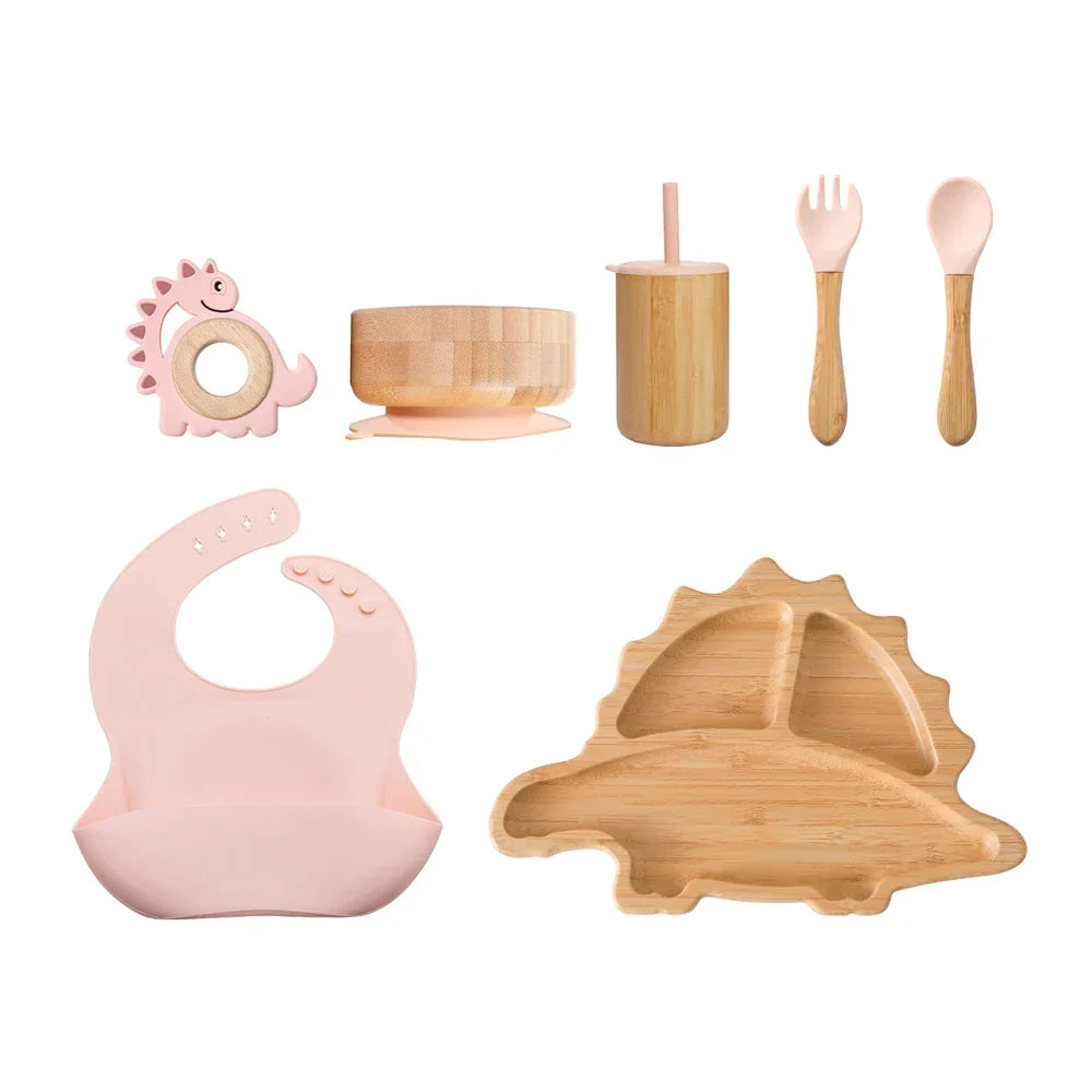 Coffret repas bébé bambou