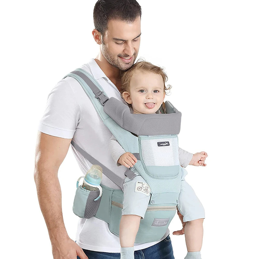 Porte-bébé ergonomique avec siège de hanche