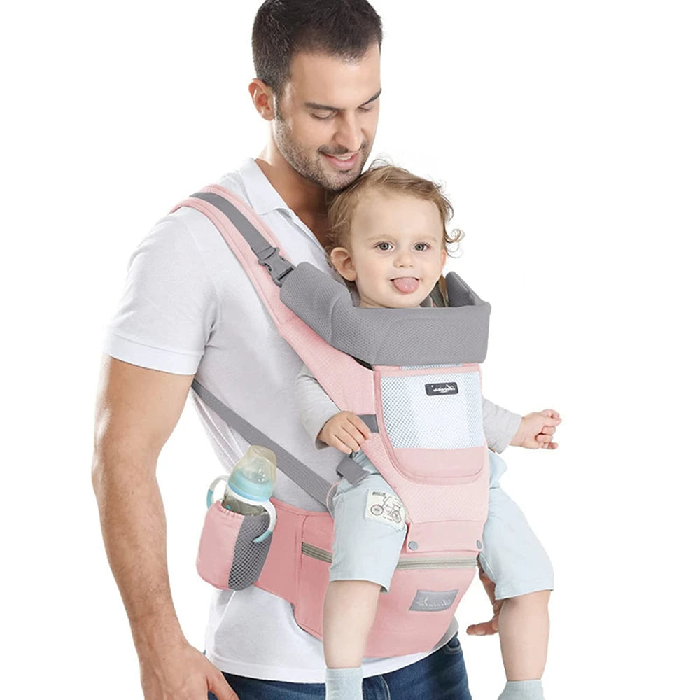 Porte-bébé ergonomique avec siège de hanche