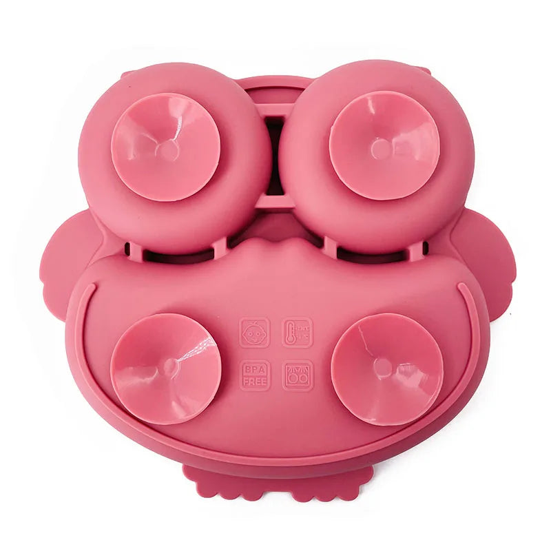 Assiette ventouse bébé en silicone