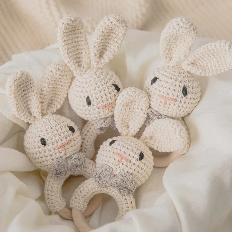 Hochet bébé crochet lapin