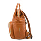 Sac à langer en cuir vintage
