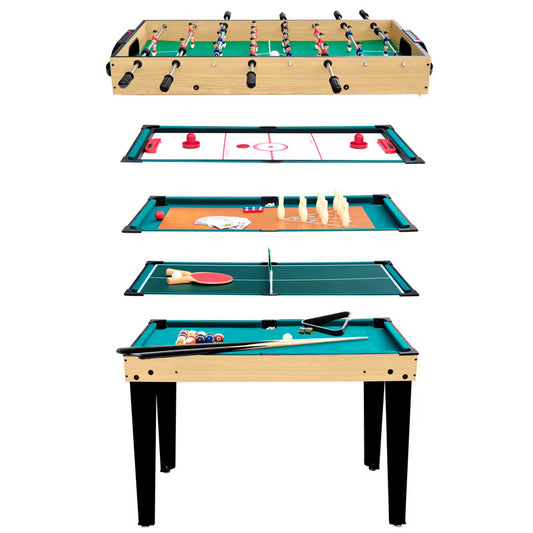Table Multi-Jeux 10 en 1 Billard, Babyfoot, Ping Pong, etc